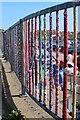 Yarn bombing by Gorrell Tank Car Park