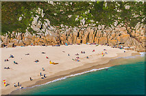 SW3822 : Porthcurno beach by Ian Capper