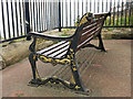 Bench on Whitley Bay promenade