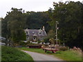 NJ4715 : Knowehead farmhouse by Stanley Howe