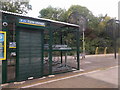 Cycle storage on the platform of Birkenhead Park railway station