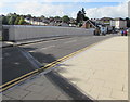 West across Bridge Street railway bridge, Newport