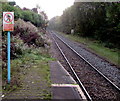 Rhondda Line from Dinas Rhondda towards Porth station