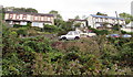 Houses above Dinas Rhondda railway station