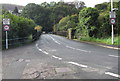 Weak bridge near Dinas Rhondda railway station, Trealaw