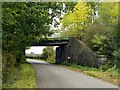 Railway bridge of Marnham road near Skegby