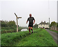 Upper Beeding: jogging by the Adur