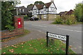 George VI postbox on the corner of station road