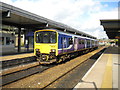 Colne train at Blackburn station