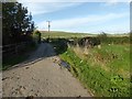 The lane to Higher Pennance Farm