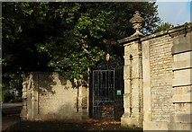 ST5874 : Gates to Redland Court by Derek Harper