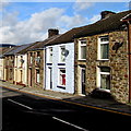 Houses and satellite dishes, Trealaw