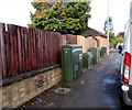 Four telecoms cabinets, Sloper Road, Cardiff