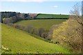 Steep sided valley