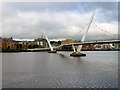 C4316 : River Foyle, Derry Peace Bridge by David Dixon