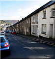 Long row of houses, Wern Street, Clydach Vale