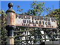 Old style signpost at Raby House Farm