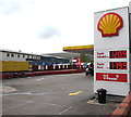 October 2nd 2017 Shell fuel prices, Llwynypia