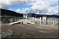 NN0973 : Entrance to new pontoon berthing at Fort William by Bill Kasman