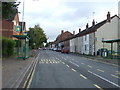 Bus stop and shelter on Weston Road