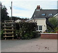 Black stag statue, Llanddewi Skirrid