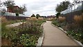 Paths and Flowerbeds Linking Sunset Park and Moonlit Park