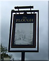 Sign for the Plough public house, Blount