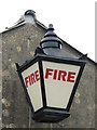 Lamp on the old fire station, Masterman Place