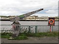 Disused boat hoist, Jarrow riverside