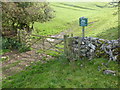 SK1053 : Peak & Northern Footpaths Society sign #460 by Graham Hogg