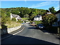 The upper end of Glyn Ceiriog High Street