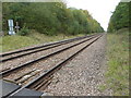 Looking towards Cuffley station