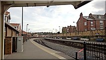 NZ8910 : Whitby railway station by Chris Morgan