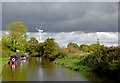 Canal east of Gailey in Staffordshire