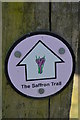 Saffron Trail sign