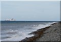 NX4504 : The 'Stena Mersey' off the Point of Ayre by James T M Towill