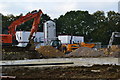 New local authority housing under construction at Calmore