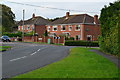 Houses on the corner of Loperwood Lane