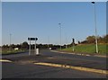 Roundabout on Cemetery Road, Kempston