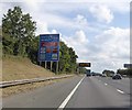 Advance sign for Stafford Services on M6 southbound