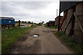 Farm track leading to College Road