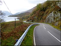 NN1361 : The winding road along Loch Leven by Oliver Dixon