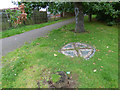 Saltire mosaic in Castlemilk