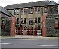 SS9992 : Ornate gates, Dunraven Street, Tonypandy by Jaggery