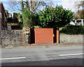 SS9991 : Brick urinal, Swan Terrace, Penygraig by Jaggery