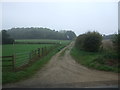 Farm track (byway) near Sly