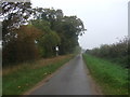 Old Roman Road heading south east from Haggard