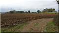 A ploughed field