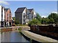 Modern canalside apartments near Hanley, Stoke-on-Trent