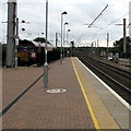 Southern end of Warrington Bank Quay railway station